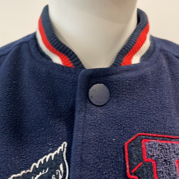 Vintage Tommy Hilfiger Navy/Red Bomber SzSm - Picture 3 of 16
